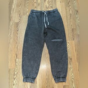 Zenana Women’s Charcoal Joggers Size 1X